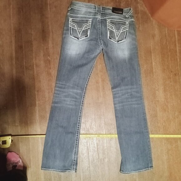 Y2K CHELSEA BOOT CUT JEANS BY VIGOSS - Picture 14 of 15